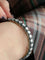 Bracelet Bracelet jonc vintage en or 14K et argent, diamants 12 ct 58 Facettes 1088