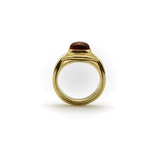 Bague 52 Tiffany & Co. - Bague crossover vintage en or jaune 18K et citrine 58 Facettes A2001V
