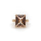 Bague Bague vintage en or rose 14k avec morganite taille émeraude 58 Facettes A2001X