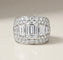BULGARI - Trombino - Bague Platine et Diamants 58 Facettes