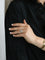 Bague 53 Bague Art déco à gradins en platine et diamants 58 Facettes 1125