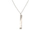 Collier Messika Kate - Collier sautoir pendentif vertical en or blanc 18k et diamants 58 Facettes 268837