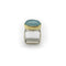 Bague Gabriel Ofiesh - Bague moderniste en or 18k et argent avec aigue-marine 58 Facettes
