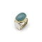 Bague Gabriel Ofiesh - Bague moderniste en or 18k et argent avec aigue-marine 58 Facettes