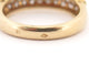 Bague 52 Alliance jonc demi-sertie 20 diamants 0,3 ct en or jaune 18k, T52 58 Facettes 272441
