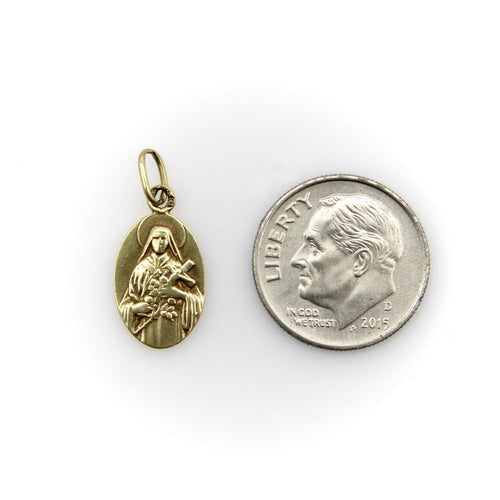 Pendentif Pendentif vintage Vierge Marie en or jaune 14 carats 58 Facettes A2002A