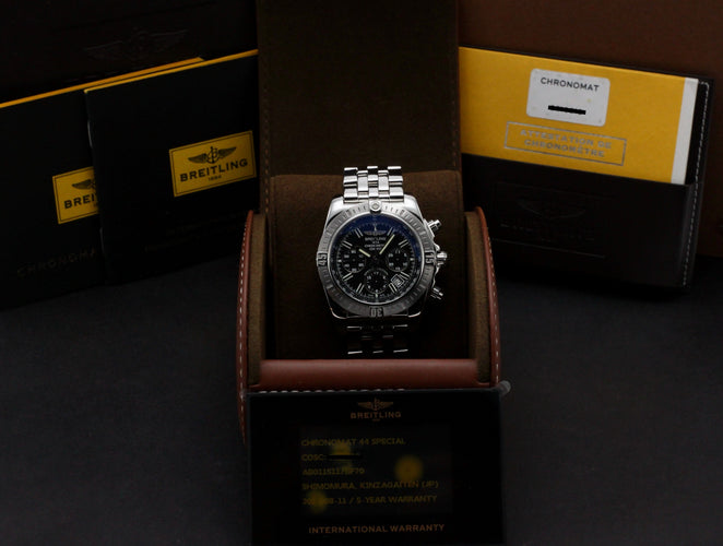Montre Breitling Chronomat 44 - Montre automatique en acier, réf. AB0115 58 Facettes BTL/CHM/090