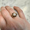 Bague 55.5 Bague géométrique en or jaune 14K et perle de culture 58 Facettes REF2217-17