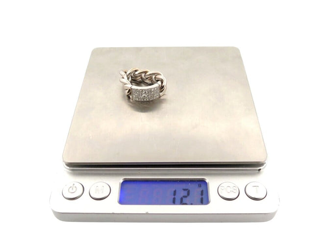 Bague 54 Christian Dior Gourmette GM - Bague en or blanc 18k et diamants 0,8 ct 58 Facettes 268958