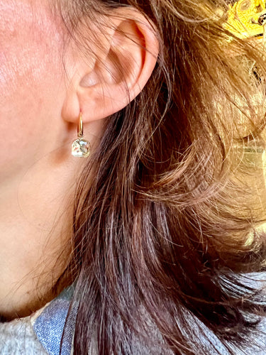 Boucles d'oreilles Pomellato Nudo - Boucles d'oreilles en or rose 18k et cristal de roche 58 Facettes 1