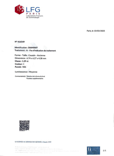 Bague 52 Bague toi et moi ancienne en or 18 carats et platine, diamants 2,60 ct 58 Facettes 1113.1