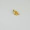 Pendentif Pendentif vintage en or jaune 18 carats, saphirs blancs et diamant 58 Facettes 2508019