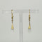 Boucles d'oreilles Boucles d’oreilles pendantes vintage en or jaune 14k et quartz blanc 58 Facettes 2508003