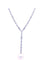 Collier Art déco - Collier pendentif en or blanc 18 carats avec diamants 58 Facettes