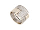 Bague 50 Dinh Van Seventies GM - Bague en or blanc 18k et diamants 0,75 ct 58 Facettes 268751