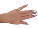 Bague 50 Dinh Van Seventies GM - Bague en or blanc 18k et diamants 0,75 ct 58 Facettes 268751