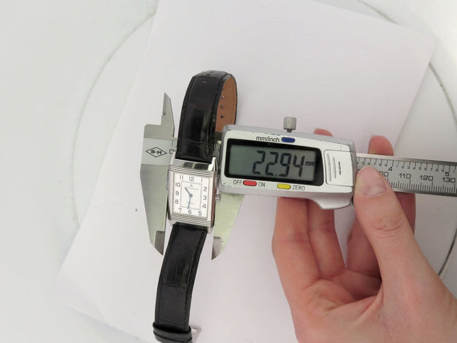 Montre Jaeger-LeCoultre Reverso Lady - Montre quartz acier 33 mm 58 Facettes 272344