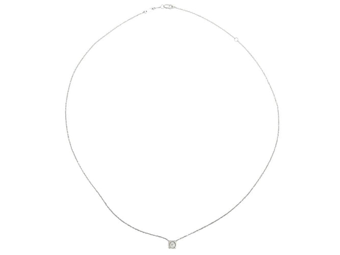 Collier Dinh Van Le Cube Diamant - Collier en or blanc 18k avec diamant 58 Facettes 272302