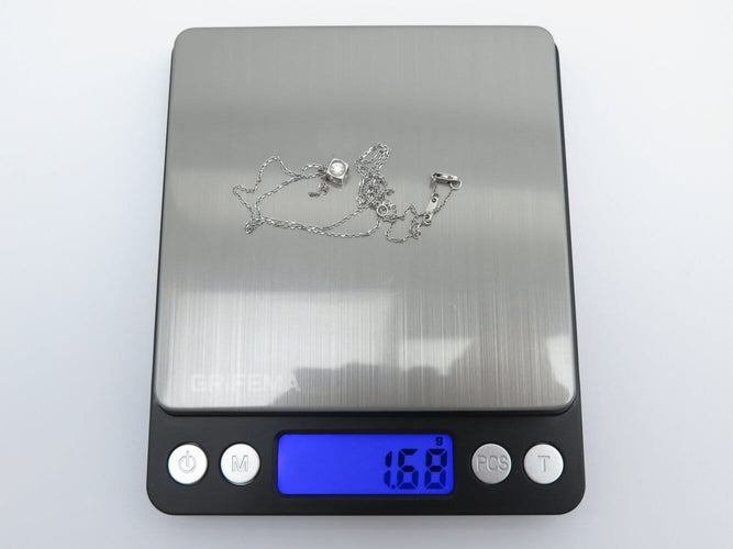 Collier Dinh Van Le Cube Diamant - Collier en or blanc 18k avec diamant 58 Facettes 272302