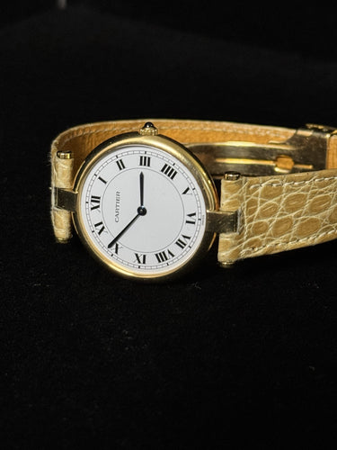 Montre Cartier Vendôme Louis - Montre vintage en or 18 carats, quartz 58 Facettes