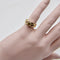Bague MWM Goldsmithing - Bague en or jaune 14k et diamants roses 58 Facettes