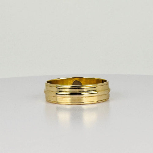 Bague Bague vintage en or jaune 14 carats et quartz fumé 58 Facettes 2501021