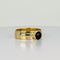 Bague Bague vintage en or jaune 14 carats et quartz fumé 58 Facettes 2501021