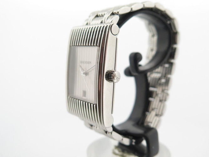 Montre Boucheron Reflet Medium - Montre à quartz 36 mm en acier palladié 58 Facettes 247336
