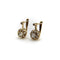 Boucles d'oreilles Boucles d'oreilles pendantes fleurs victoriennes en or 18k et diamants 58 Facettes