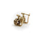 Boucles d'oreilles Boucles d'oreilles pendantes fleurs victoriennes en or 18k et diamants 58 Facettes