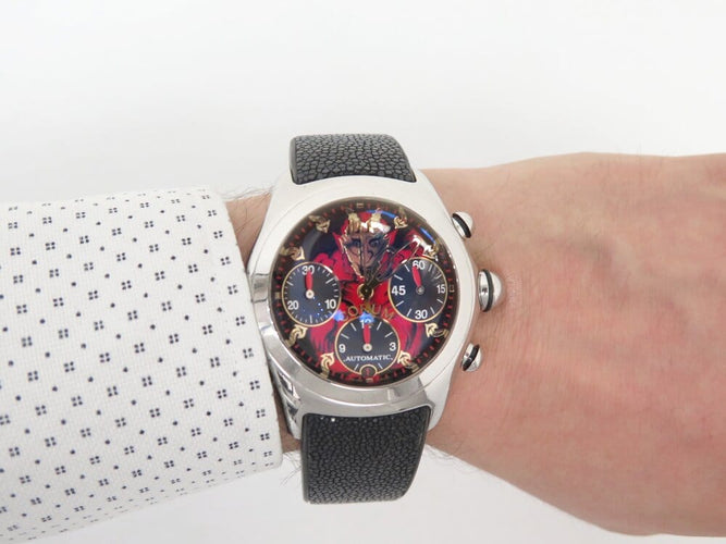 Montre Corum Bubble Lucifer - Montre chronographe automatique 45 mm édition limitée 58 Facettes 267771