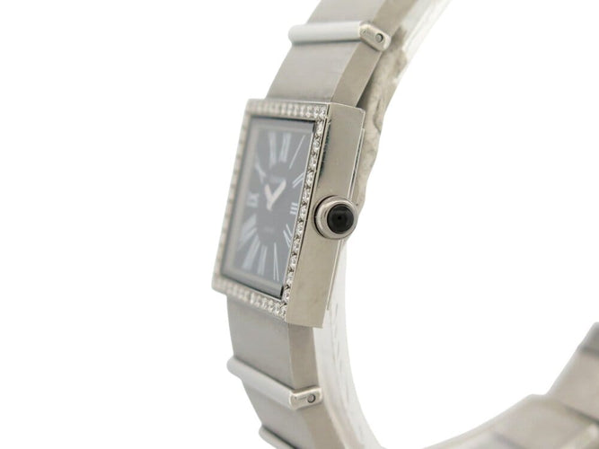 Montre Chanel Mademoiselle - Montre quartz en acier brossé et diamants 58 Facettes 267770