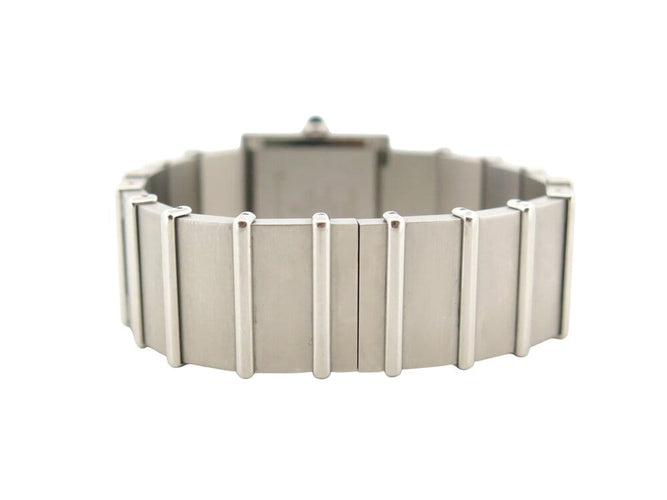 Montre Chanel Mademoiselle - Montre quartz en acier brossé et diamants 58 Facettes 267770