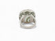 Bague 54 Adler - Bague Pierre cabochon cage en or blanc 18k et diamants 2 ct 58 Facettes 268856