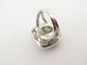Bague 54 Adler - Bague Pierre cabochon cage en or blanc 18k et diamants 2 ct 58 Facettes 268856