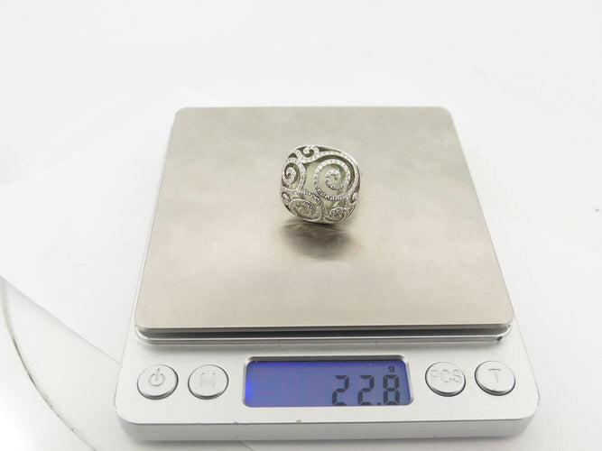 Bague 54 Adler - Bague Pierre cabochon cage en or blanc 18k et diamants 2 ct 58 Facettes 268856