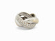 Bague 47 Poiray Tresse - Bague GM en or blanc 18k et diamants 1 ct 58 Facettes 268752