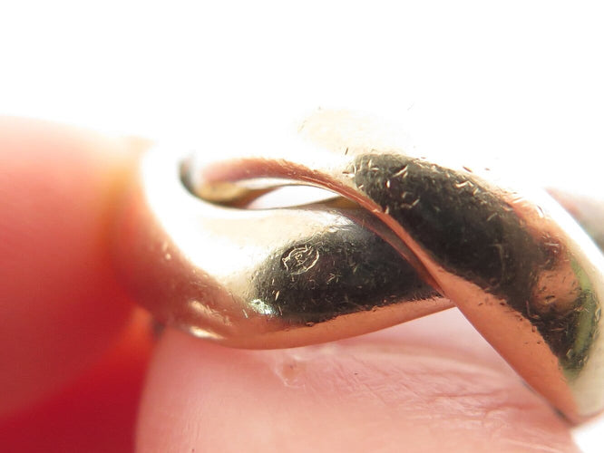 Bague 47 Poiray Tresse - Bague GM en or blanc 18k et diamants 1 ct 58 Facettes 268752