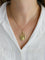 Pendentif Art nouveau - Médaille Vierge de profil en or jaune 18 carats émail plique-à-jour 58 Facettes 1153.13