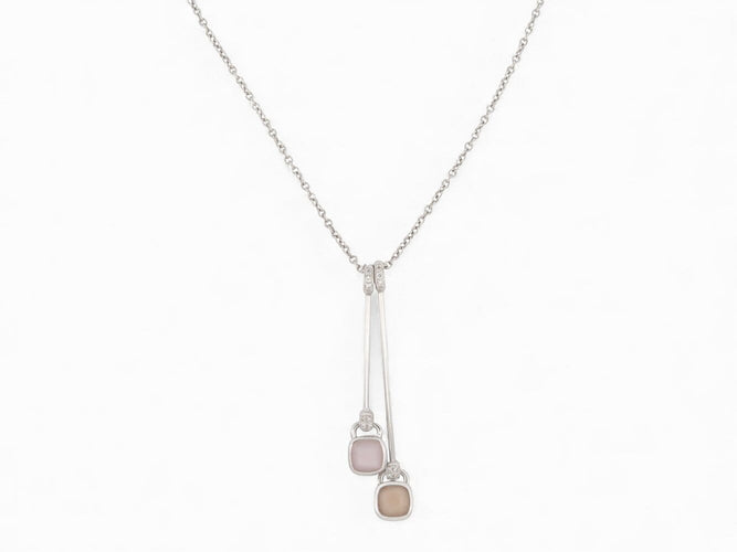 Collier Poiray Indrani - Collier pendentif en or blanc 18k et diamants 58 Facettes 271032