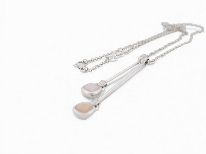 Collier Poiray Indrani - Collier pendentif en or blanc 18k et diamants 58 Facettes 271032