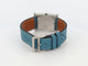 Montre montre HERMES heure h hh1.510 quartz 34 mm en acier et cuir bleu 58 Facettes 272965