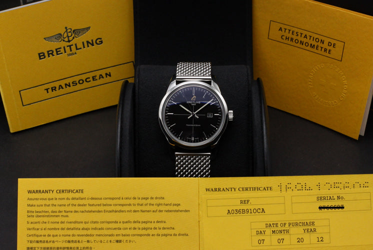 Montre Breitling Transocean - Montre automatique acier réf. A10360 (2012) 58 Facettes BTL/TOC/006