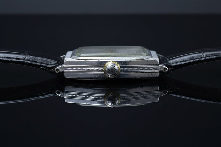 Montre Elgin Spartan - Montre 1913 en nickel chromé 58 Facettes