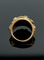 Bague Cozzolino - Bague bombée en or jaune 18K avec diamants et rubis 58 Facettes