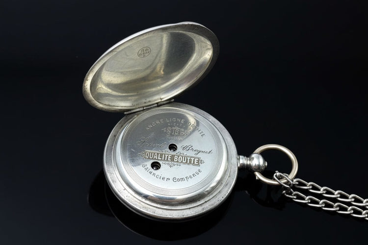 Montre Qualite Boutte - Montre de poche en argent 875 58 Facettes