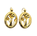 Boucles d'oreilles Boucles d'oreilles anciennes or jaune 58 Facettes 490