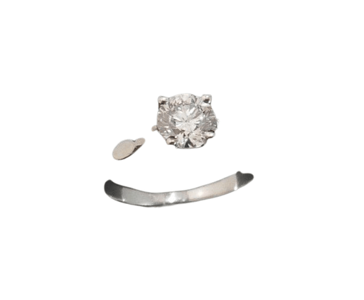 Ring 54.5 Diamond Solitaire Ring 58 Facettes