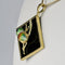 Pendentif Pendentif - Or jaune 18 carats, onyx et oiseau émaillé 58 Facettes 1909