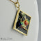 Pendentif Pendentif - Onyx et oiseau émaillé en or jaune 18 carats 58 Facettes 1909
